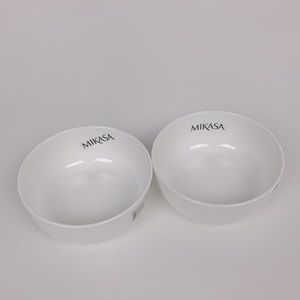 Mikasa Samantha Fine Bone China bowls Set of two White New NWT